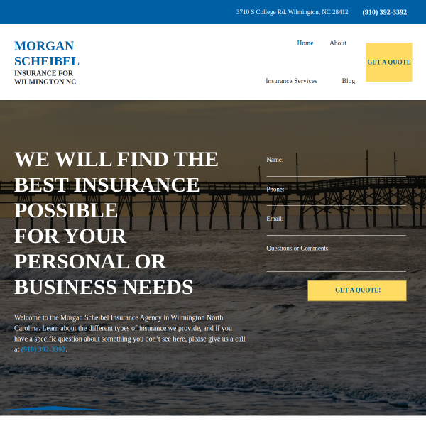 Morgan Scheibel Insurance Wilmington, NC